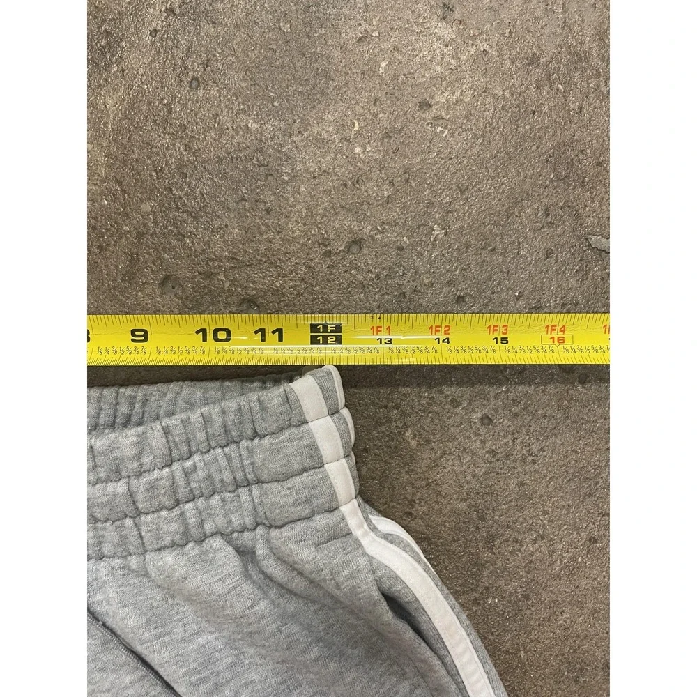Adidas Sweatpants Youth‎ Small Gray 3-Stripes Jogger Ankle Athletic Gym Play